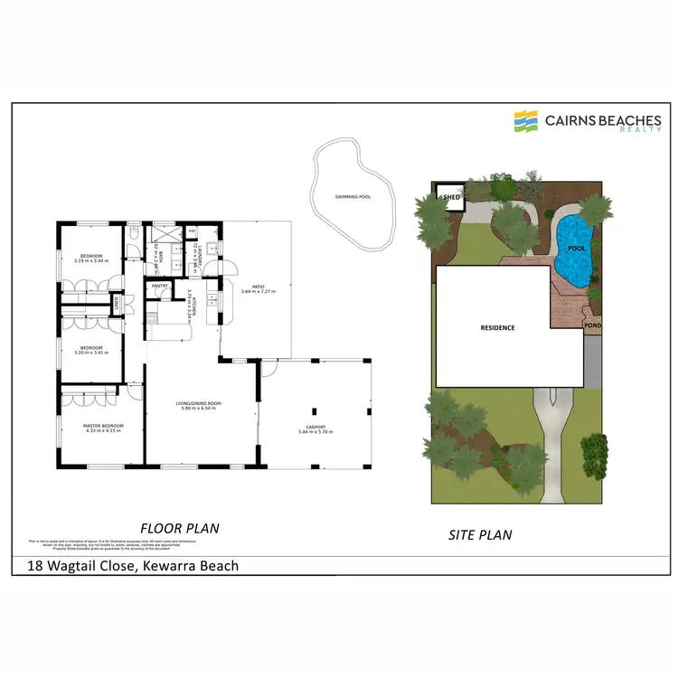 Floorplan of Homely house listing, 18 Wagtail Close, Kewarra Beach QLD 4879