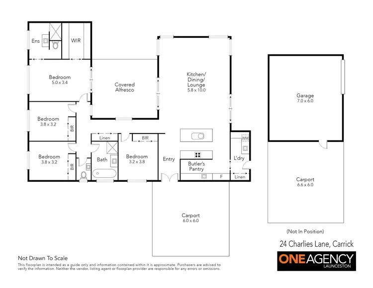 Floorplan of Homely house listing, 24 Charlies Lane, Carrick TAS 7291