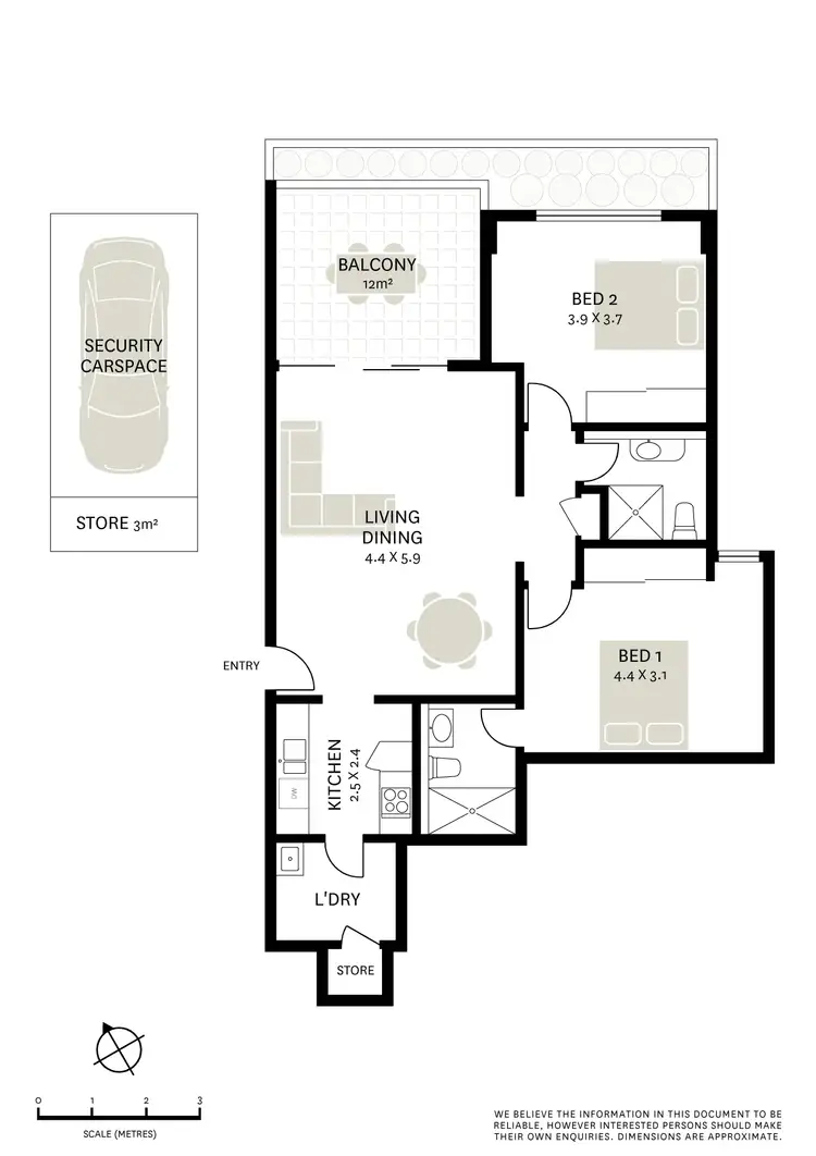 Floorplan of Homely apartment listing, 54/1 Monash Road, Gladesville NSW 2111