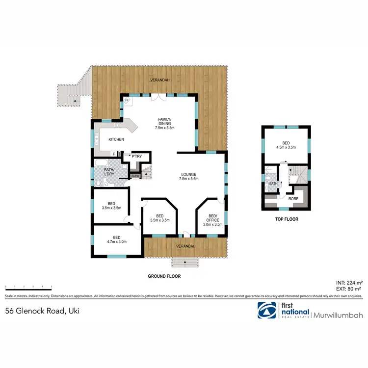 Floorplan of Homely rural property listing, 56 Glenock Road, Dum Dum NSW 2484