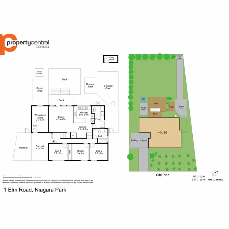 Floorplan of Homely house listing, 1 Elm Road, Niagara Park NSW 2250