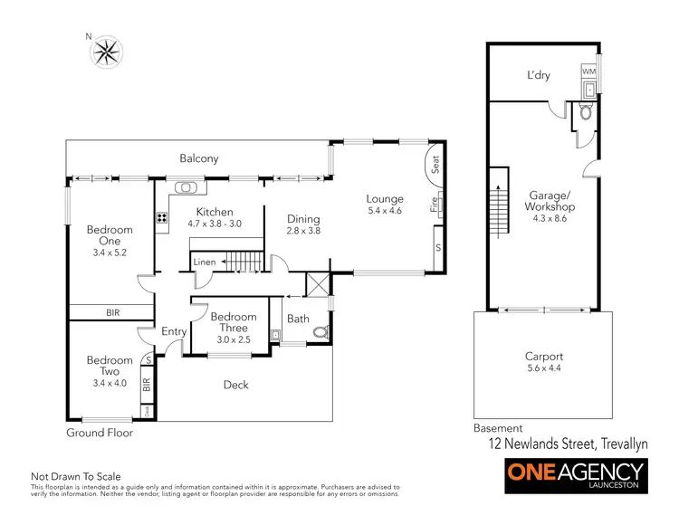 Floorplan of Homely house listing, 12 Newlands Street, Trevallyn TAS 7250