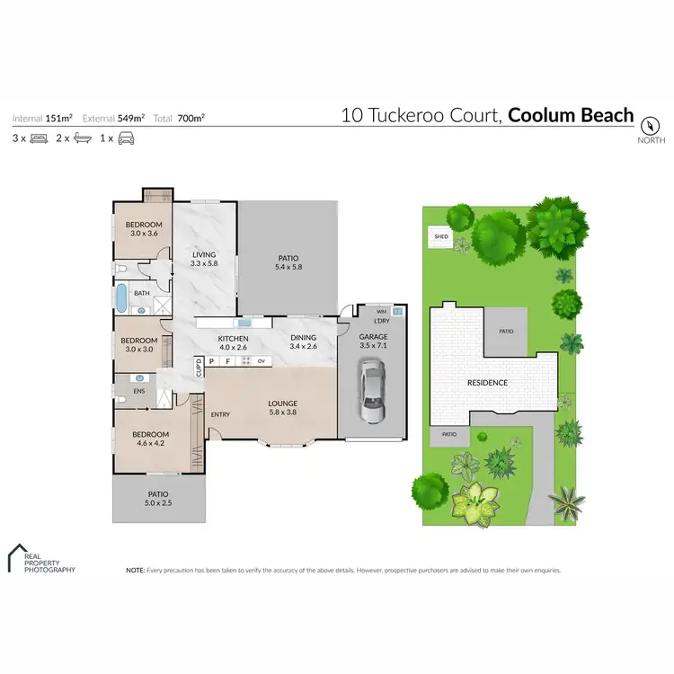 Floorplan of Homely house listing, 10 Tuckeroo Court, Coolum Beach QLD 4573