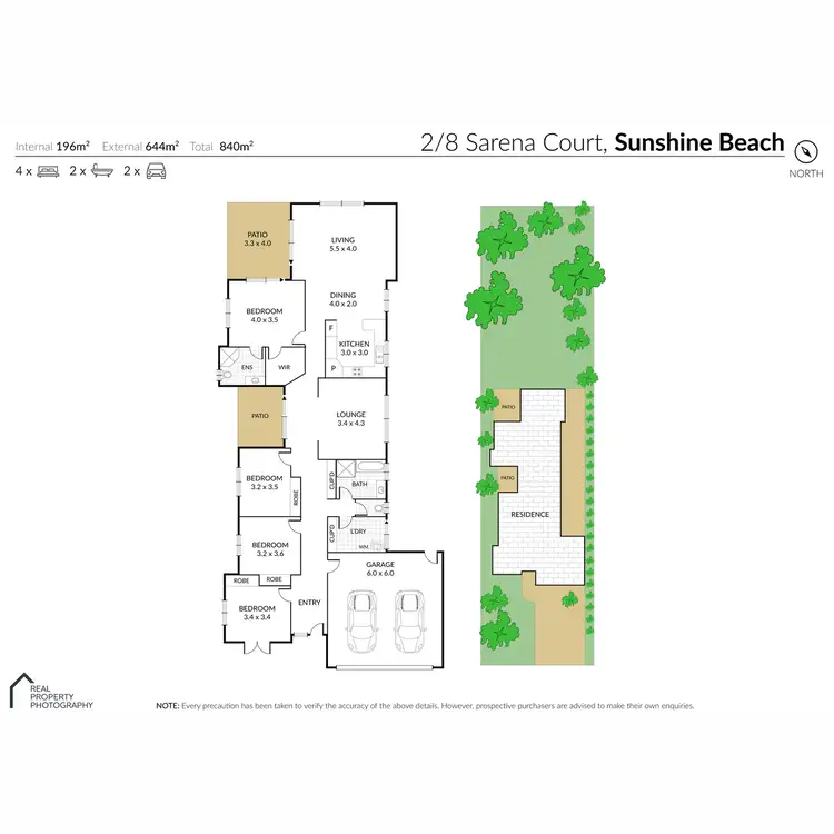 Floorplan of Homely house listing, 2/8 Sarena Court, Sunshine Beach QLD 4567