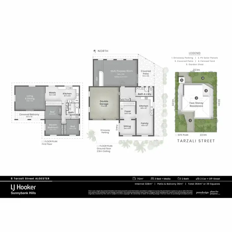 Floorplan of Homely house listing, 6 Tarzali Street, Algester QLD 4115