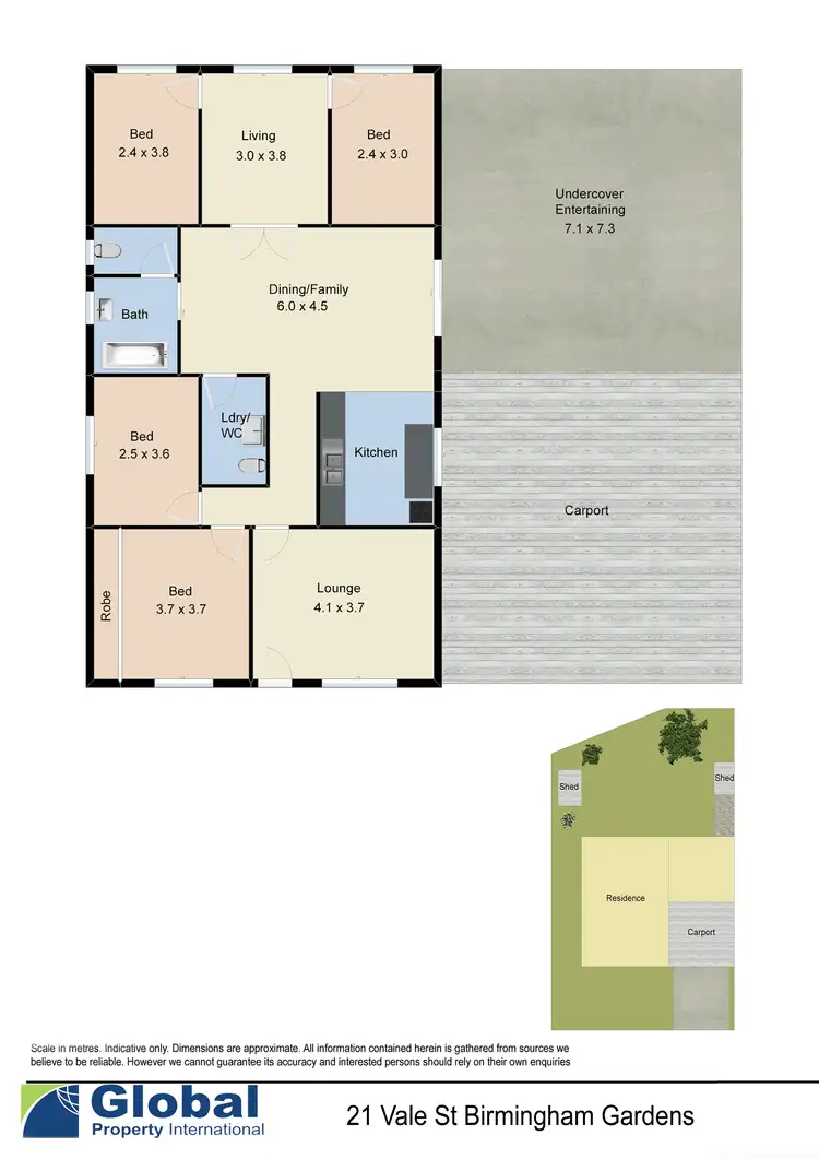 Floorplan of Homely house listing, 21 Vale Street, Birmingham Gardens NSW 2287