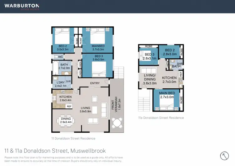 Floorplan of Homely house listing, 11 - 11A Donaldson Street, Muswellbrook NSW 2333