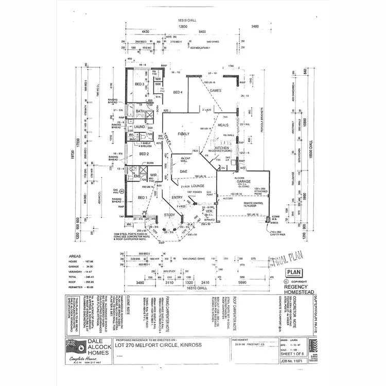 Floorplan of Homely house listing, 51 Melfort Circle, Kinross WA 6028