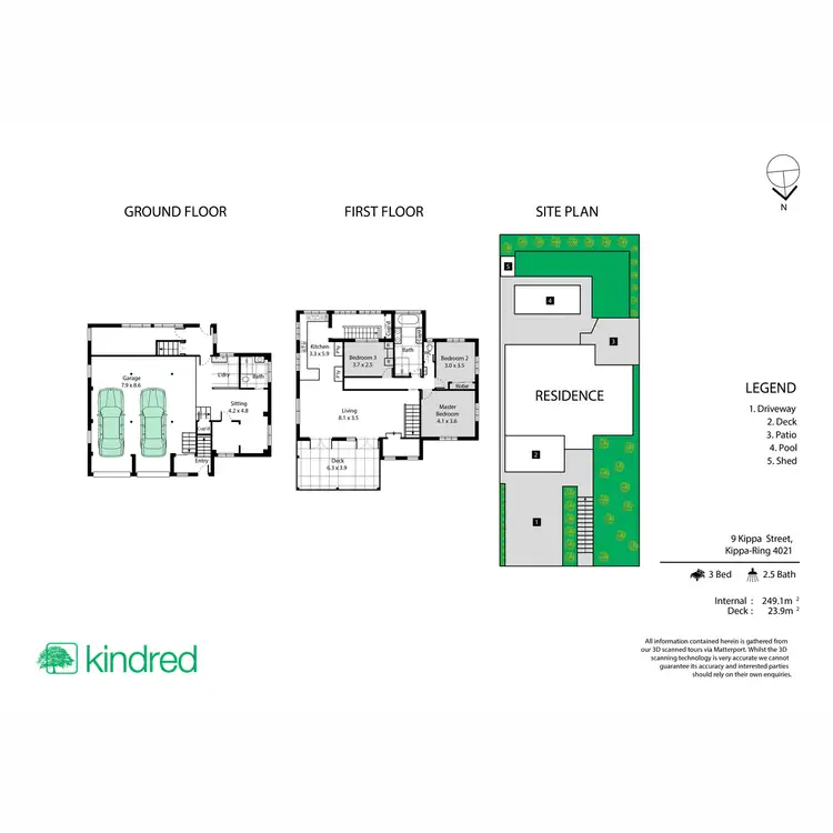 Floorplan of Homely house listing, 9 Kippa Street, Kippa-Ring QLD 4021