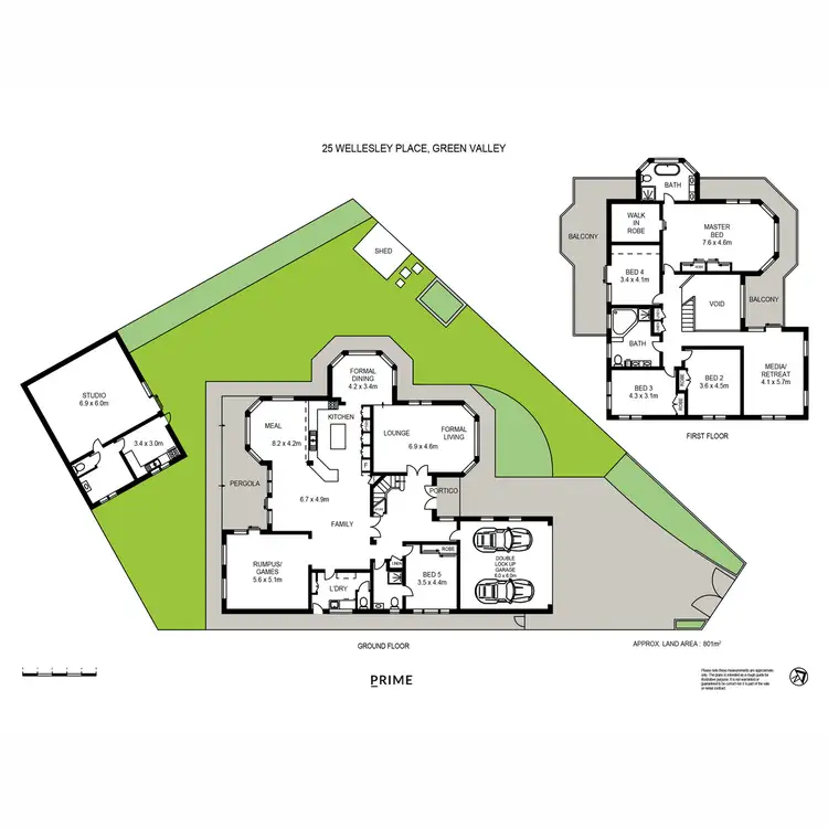 Floorplan of Homely house listing, 25 Wellesley Place, Green Valley NSW 2168