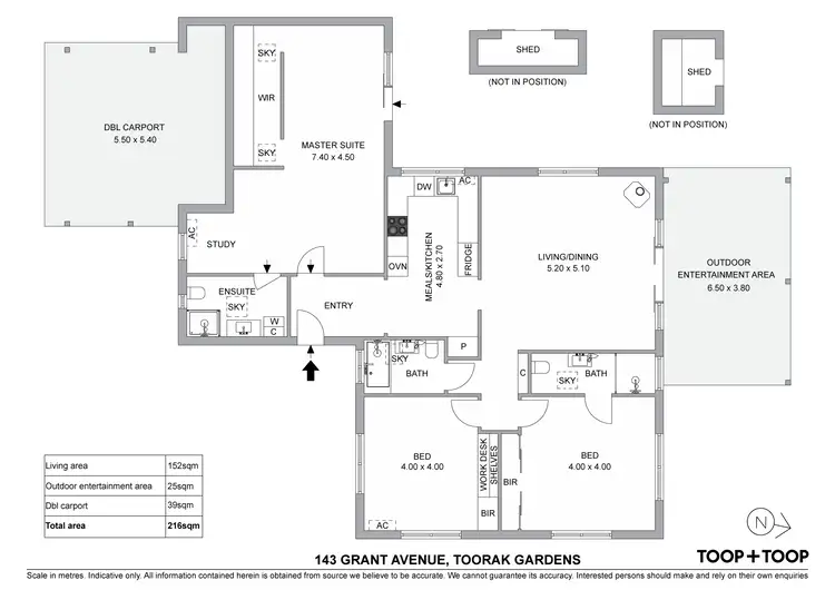 Floorplan of Homely house listing, 143 Grant Avenue, Toorak Gardens SA 5065