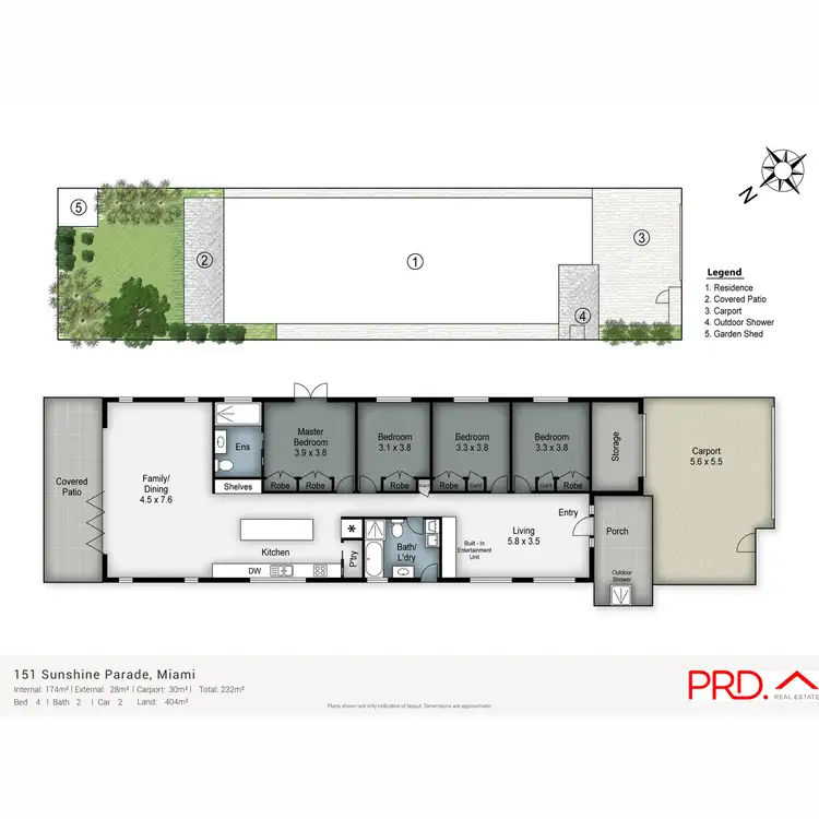 Floorplan of Homely house listing, 151 Sunshine Parade, Miami QLD 4220