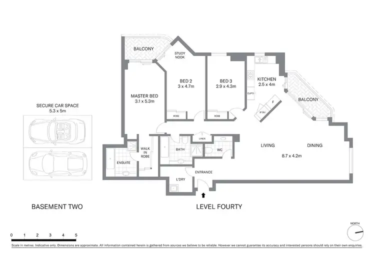 Floorplan of Homely apartment listing, H207/2 Quay Street, Haymarket NSW 2000