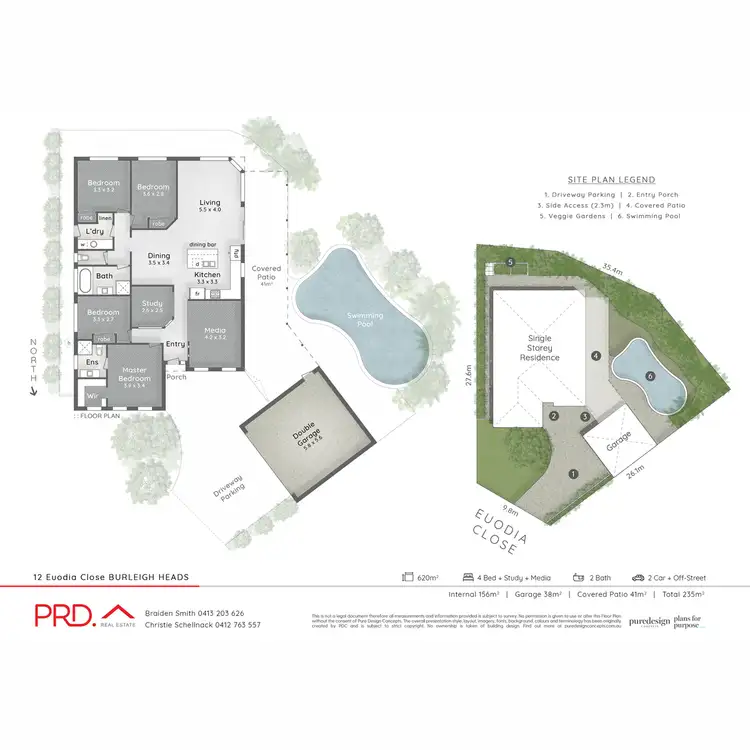 Floorplan of Homely house listing, 12 Euodia Close, Burleigh Heads QLD 4220