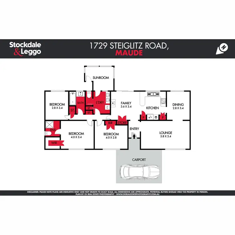 Floorplan of Homely house listing, 1729 Steiglitz Road, Maude VIC 3331