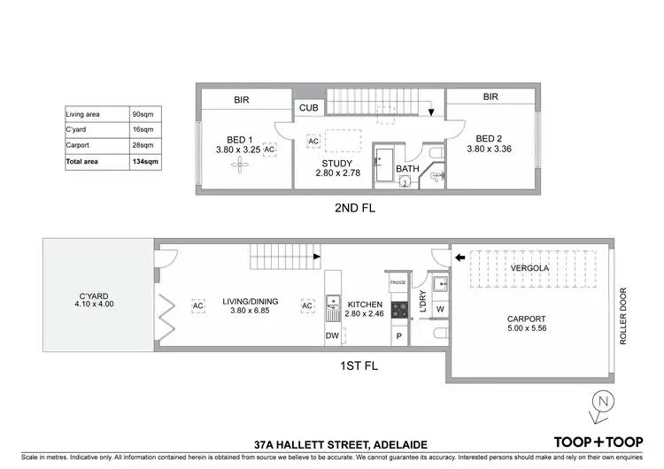 Floorplan of Homely house listing, 37A Hallett Street, Adelaide SA 5000