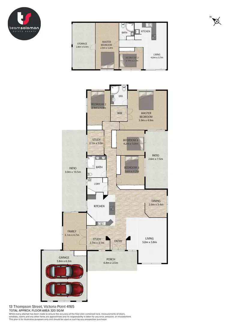 Floorplan of Homely house listing, 13 Thompson Street, Victoria Point QLD 4165