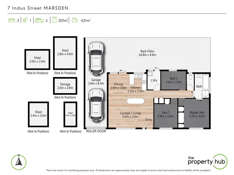 Floorplan of Homely house listing, 7 Indus Street, Marsden QLD 4132