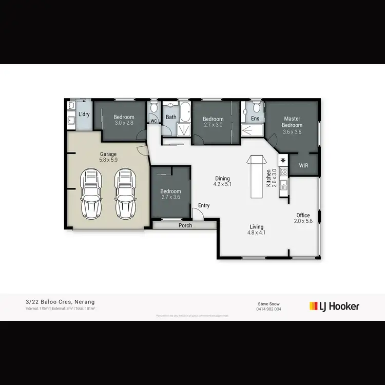 Floorplan of Homely house listing, 3/22 Baloo Crescent, Nerang QLD 4211