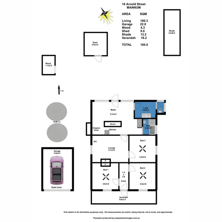 Floorplan of Homely house listing, 10 Arnold Street, Mannum SA 5238