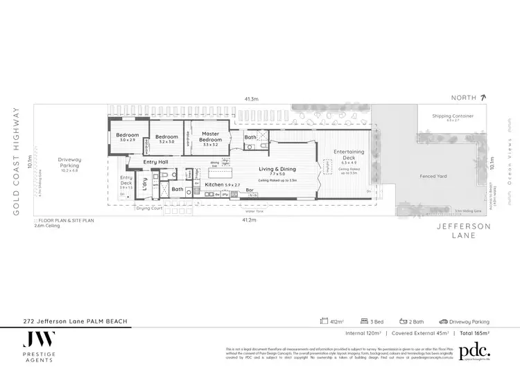 Floorplan of Homely house listing, 272 Jefferson Lane, Palm Beach QLD 4221