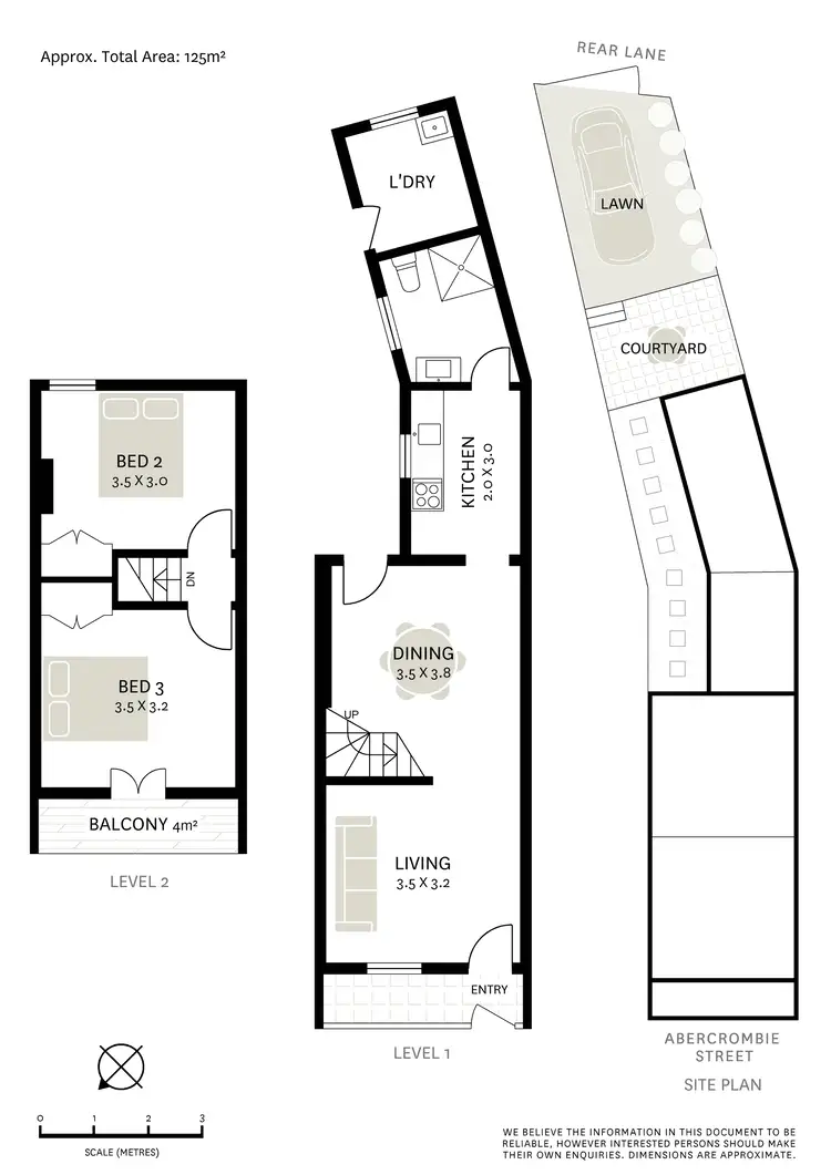 Floorplan of Homely terrace listing, 222 Abercrombie Street, Redfern NSW 2016