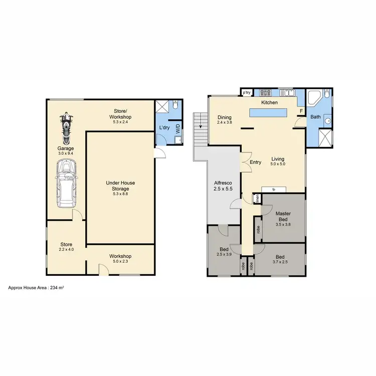 Floorplan of Homely house listing, 549 Esplanade, Mount Martha VIC 3934