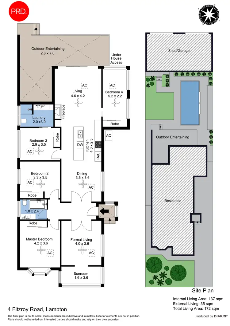 Floorplan of Homely house listing, 4 Fitzroy Road, Lambton NSW 2299