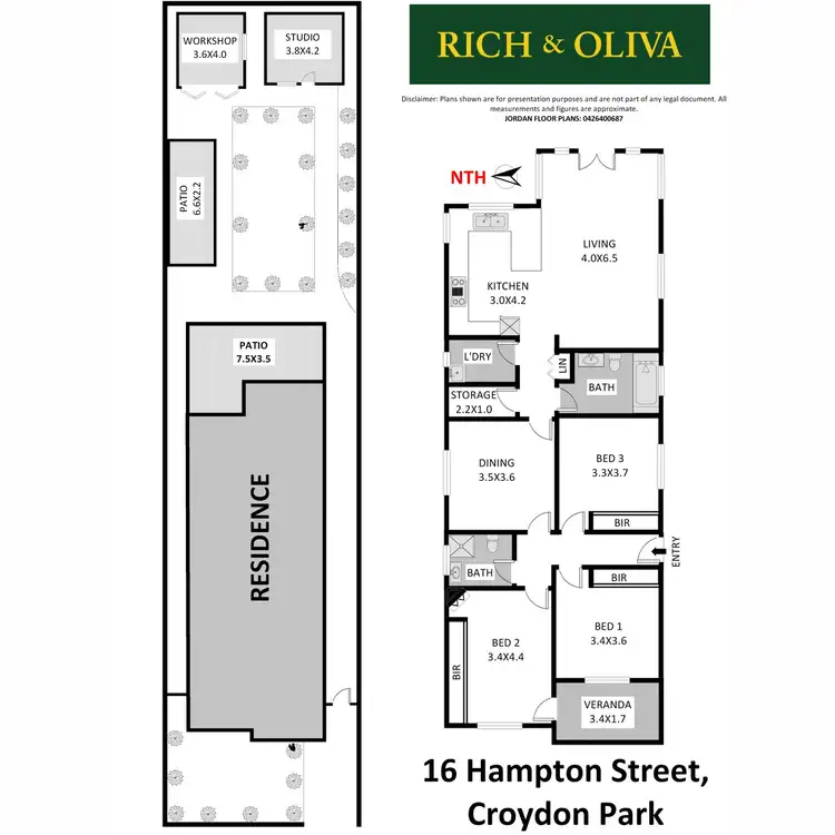 Floorplan of Homely house listing, 16 Hampton Street, Croydon Park NSW 2133