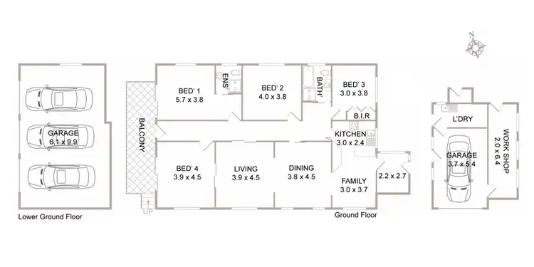 Floorplan of Homely house listing, 21 Silvia Street, Hornsby NSW 2077