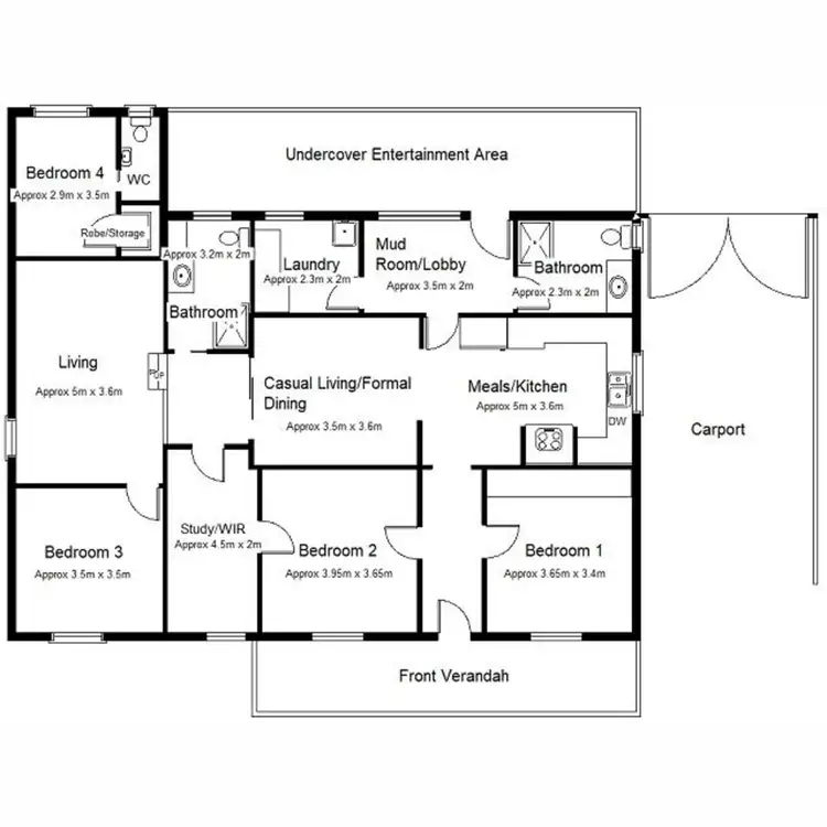 Floorplan of Homely house listing, 9-11 Hays Street, Port Augusta SA 5700