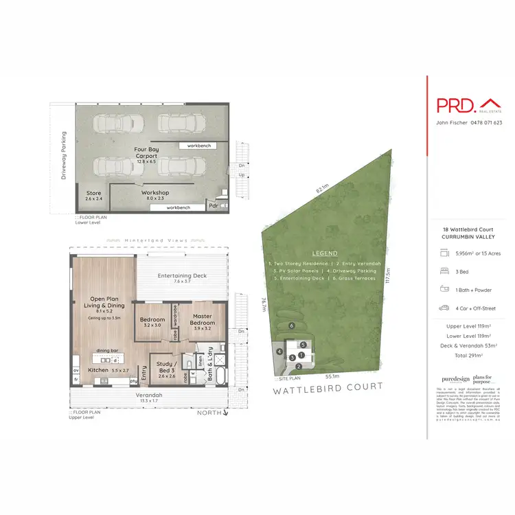 Floorplan of Homely house listing, 18 Wattlebird Court, Currumbin Valley QLD 4223