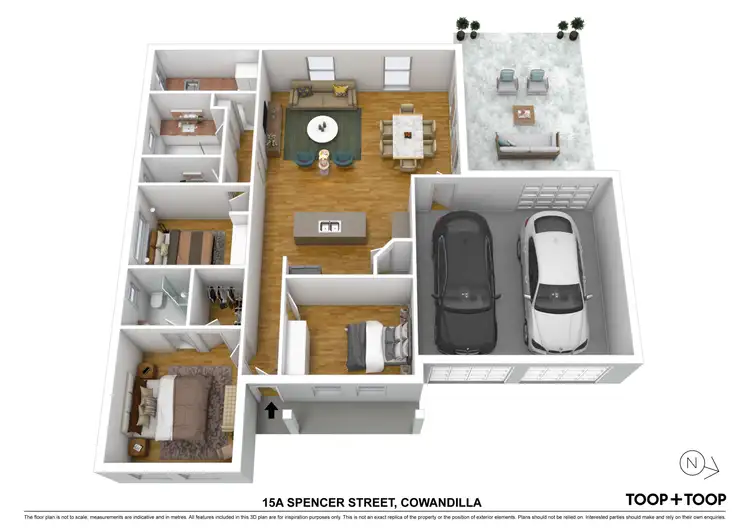 Floorplan of Homely house listing, 15A Spencer Street, Cowandilla SA 5033