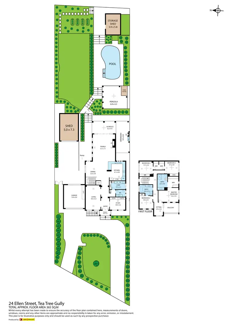 Floorplan of Homely house listing, 24 Ellen Street, Tea Tree Gully SA 5091