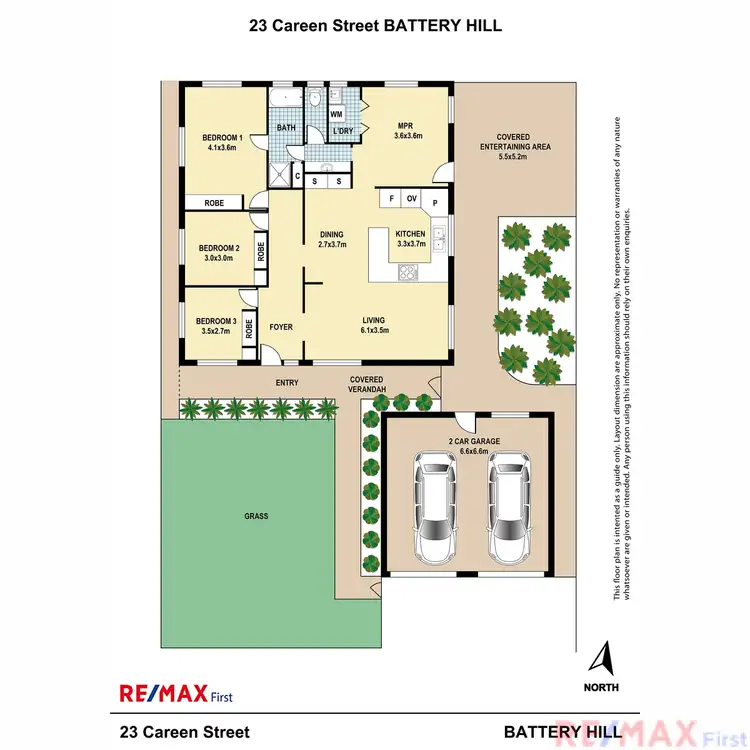 Floorplan of Homely house listing, 23 Careen Street, Battery Hill QLD 4551