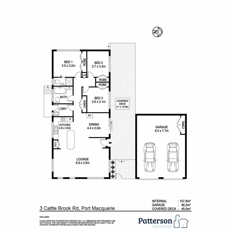 Floorplan of Homely house listing, 3 Cattle Brook Road, Port Macquarie NSW 2444