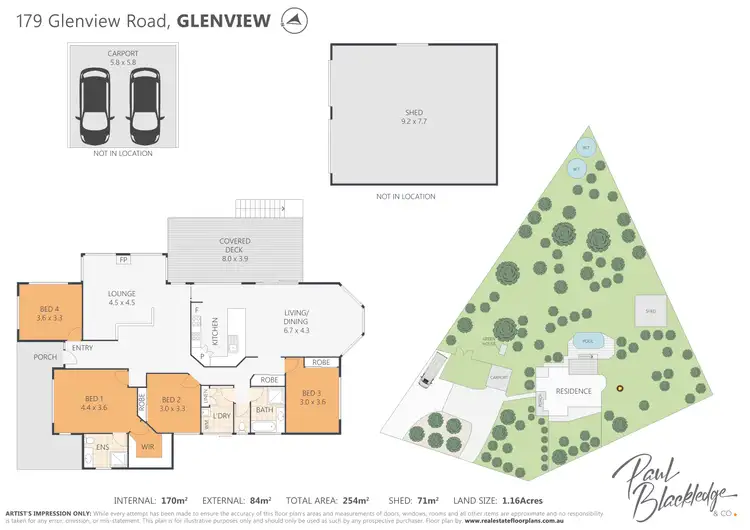Floorplan of Homely house listing, 179 Glenview Road, Glenview QLD 4553