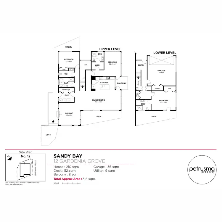 Floorplan of Homely house listing, 12 Gardenia Grove, Sandy Bay TAS 7005