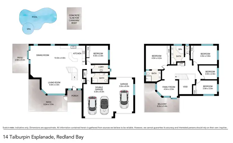 Floorplan of Homely house listing, 14 Talburpin Esplanade, Redland Bay QLD 4165
