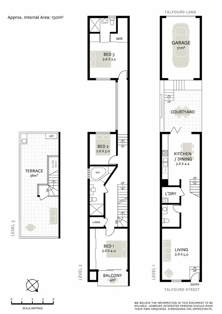Floorplan of Homely terrace listing, 4 Talfourd Street, Glebe NSW 2037