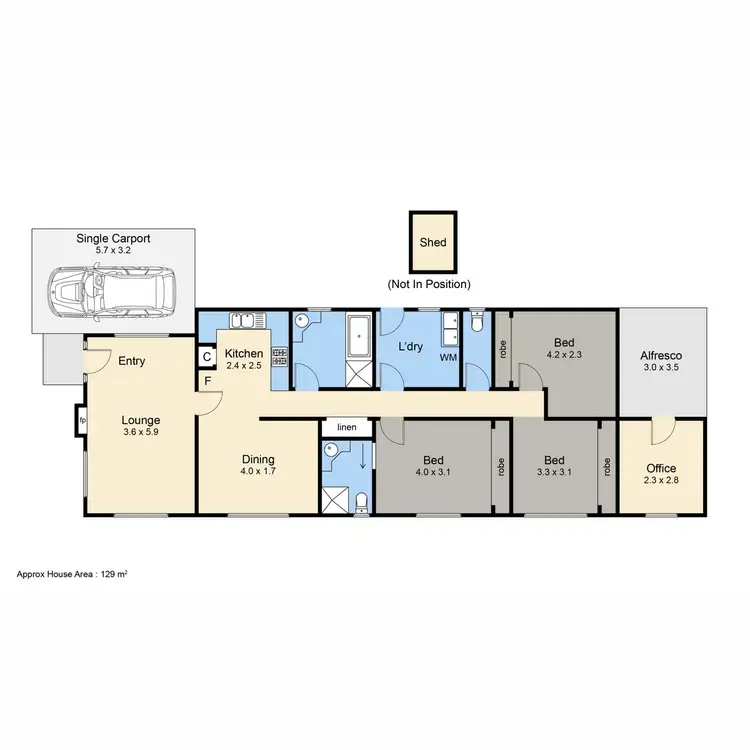 Floorplan of Homely house listing, 18 Third Avenue, Rosebud VIC 3939