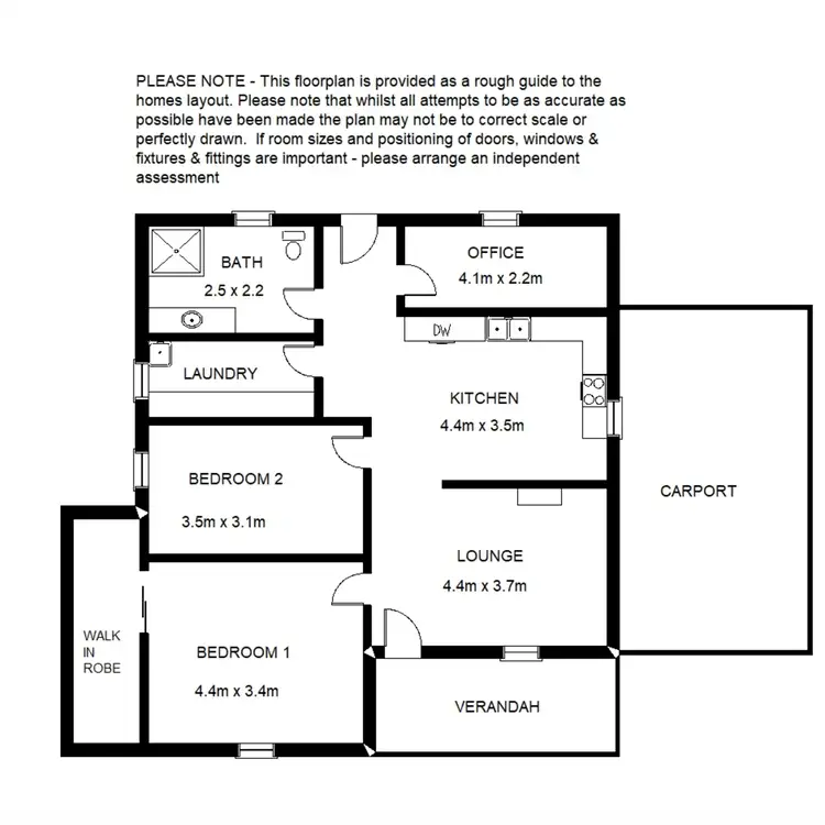 Floorplan of Homely house listing, 56 Arkaba Street, Hawker SA 5434