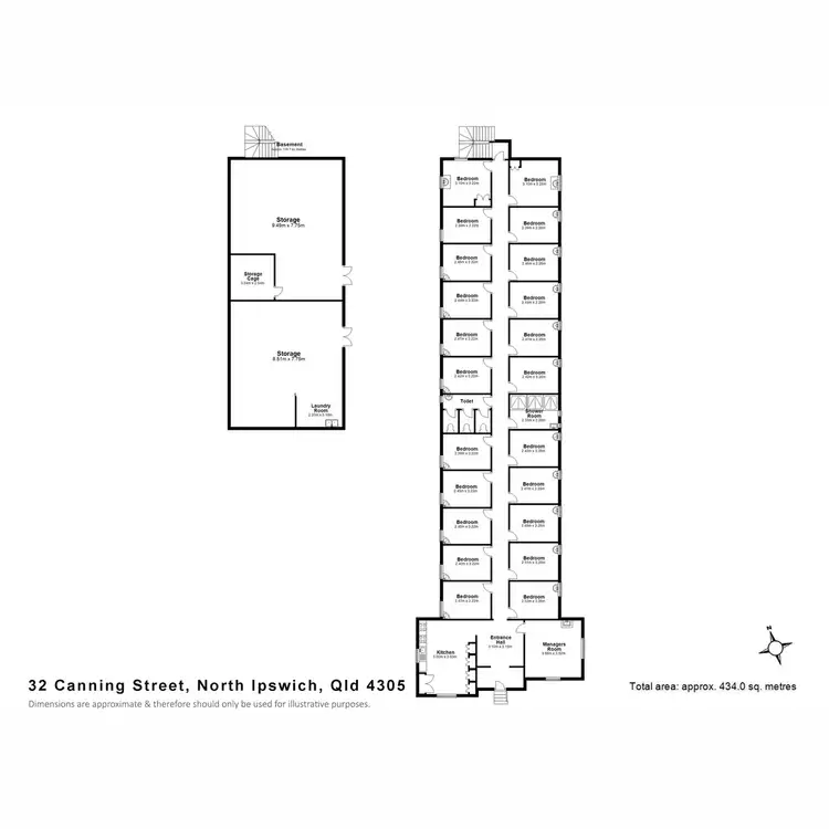 Floorplan of Homely block of units listing, 32 Canning Street, North Ipswich QLD 4305