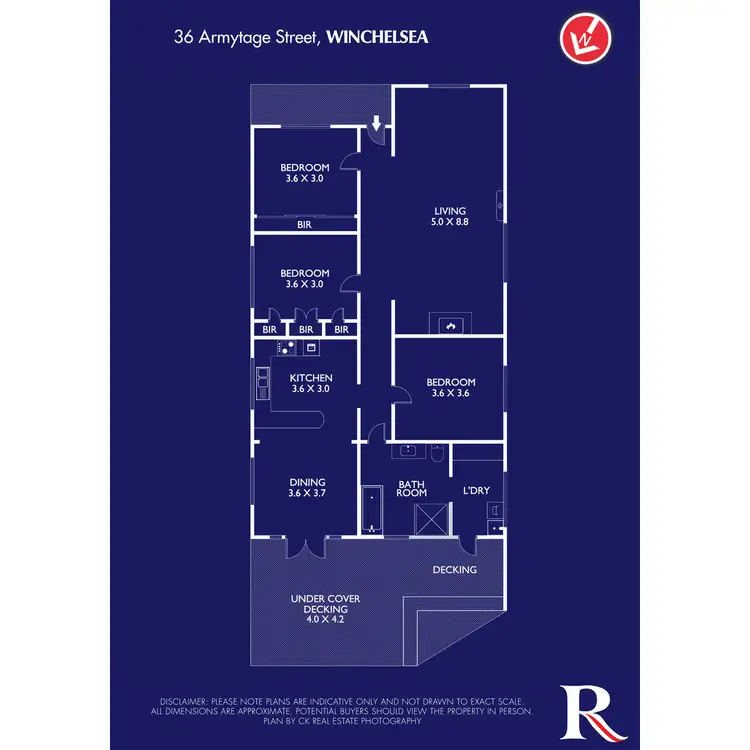 Floorplan of Homely house listing, 36 Armytage Street, Winchelsea VIC 3241