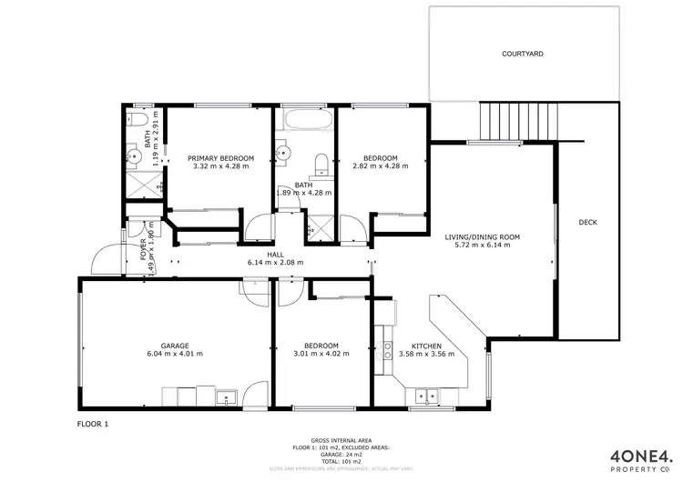 Floorplan of Homely house listing, 2/3 Joshua Street, Mornington TAS 7018