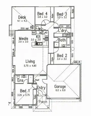 Floorplan of Homely house listing, 30 Rasmussen Crescent, Redbank Plains QLD 4301
