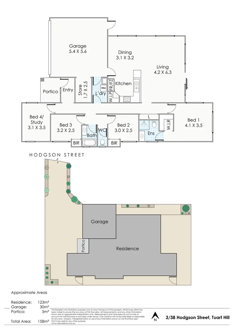 Floorplan of Homely house listing, 3/38 Hodgson Street, Tuart Hill WA 6060