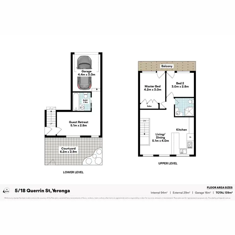 Floorplan of Homely townhouse listing, 5/18 Querrin Street, Yeronga QLD 4104