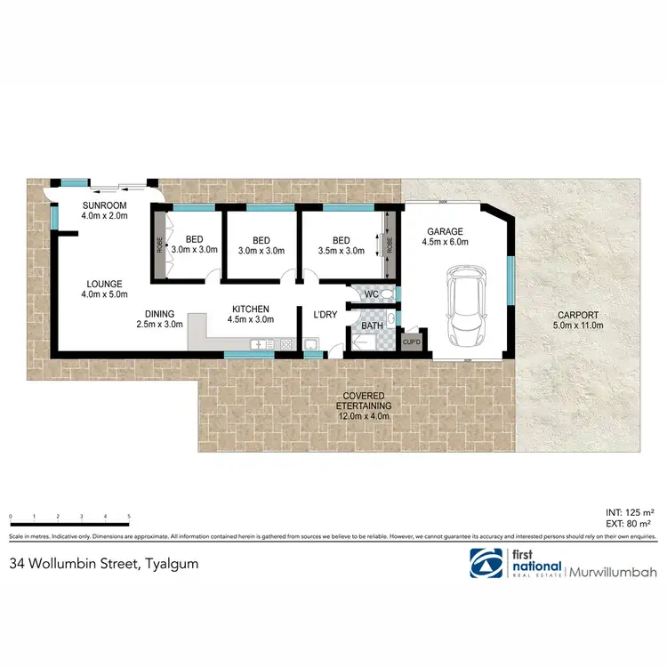 Floorplan of Homely house listing, 34 Wollumbin Street, Tyalgum NSW 2484