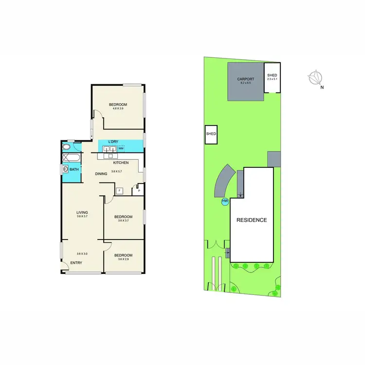 Floorplan of Homely house listing, 61 Mount View Road, Cessnock NSW 2325